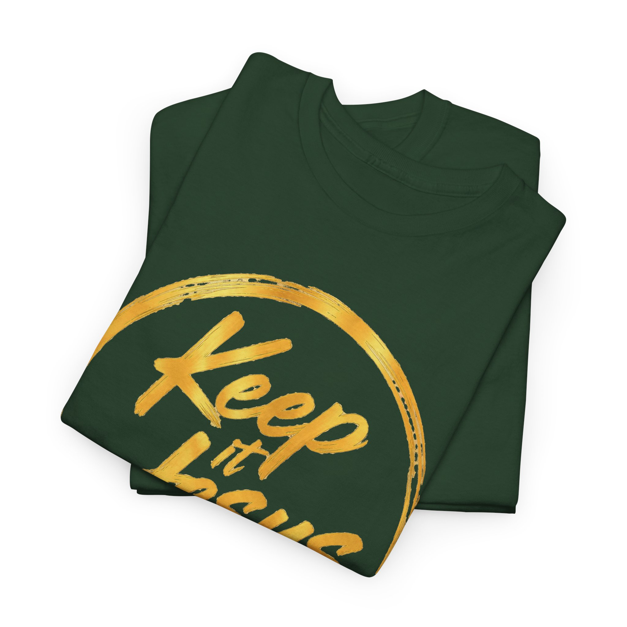 Keep It Jesus Gold Circle Christian T-Shirt - Image 15