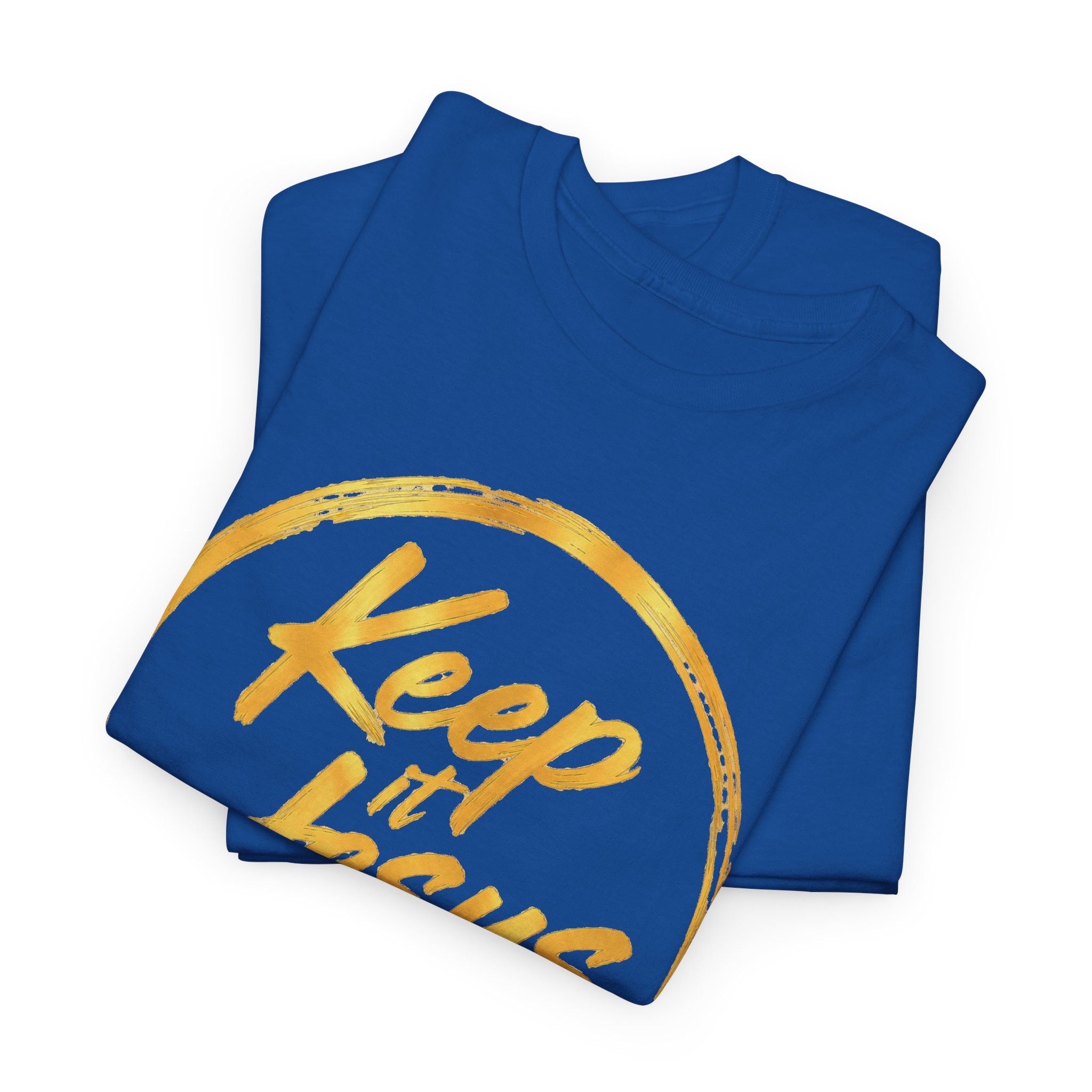 Keep It Jesus Gold Circle Christian T-Shirt - Image 31